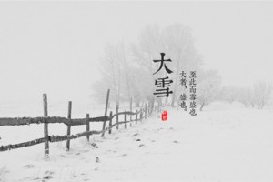 廿四節氣：大雪